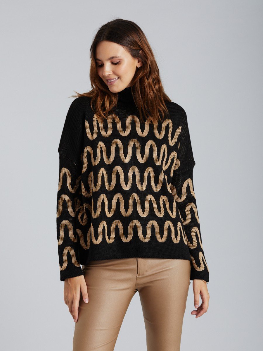 SWEATER TEJIDO ONDAS