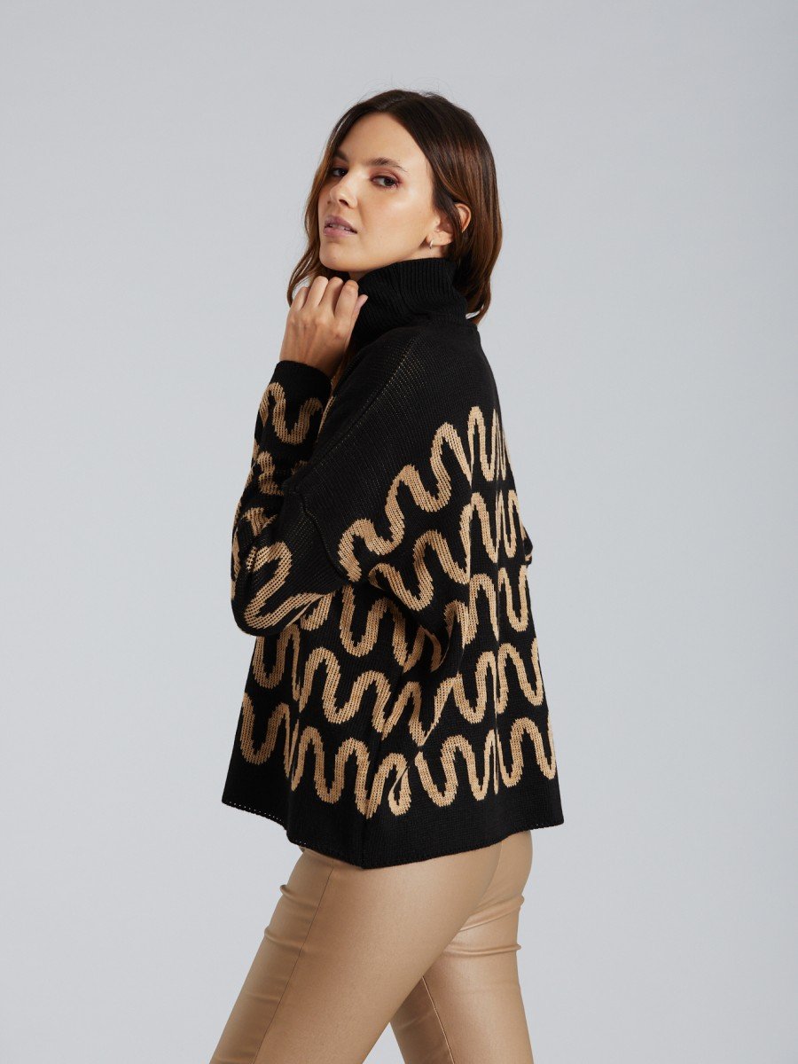 SWEATER TEJIDO ONDAS