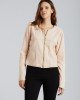 CAMPERA GAMUZADA CON RECORTES
