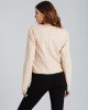 CAMPERA GAMUZADA CON RECORTES
