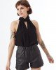 BLUSA CON NUDO RETORCIDO