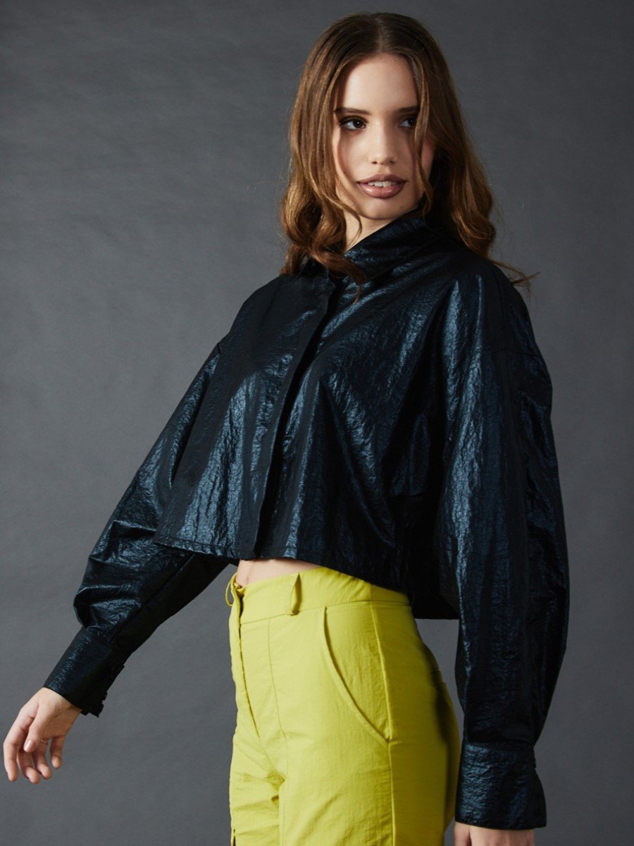 CAMISA BRILLOSA