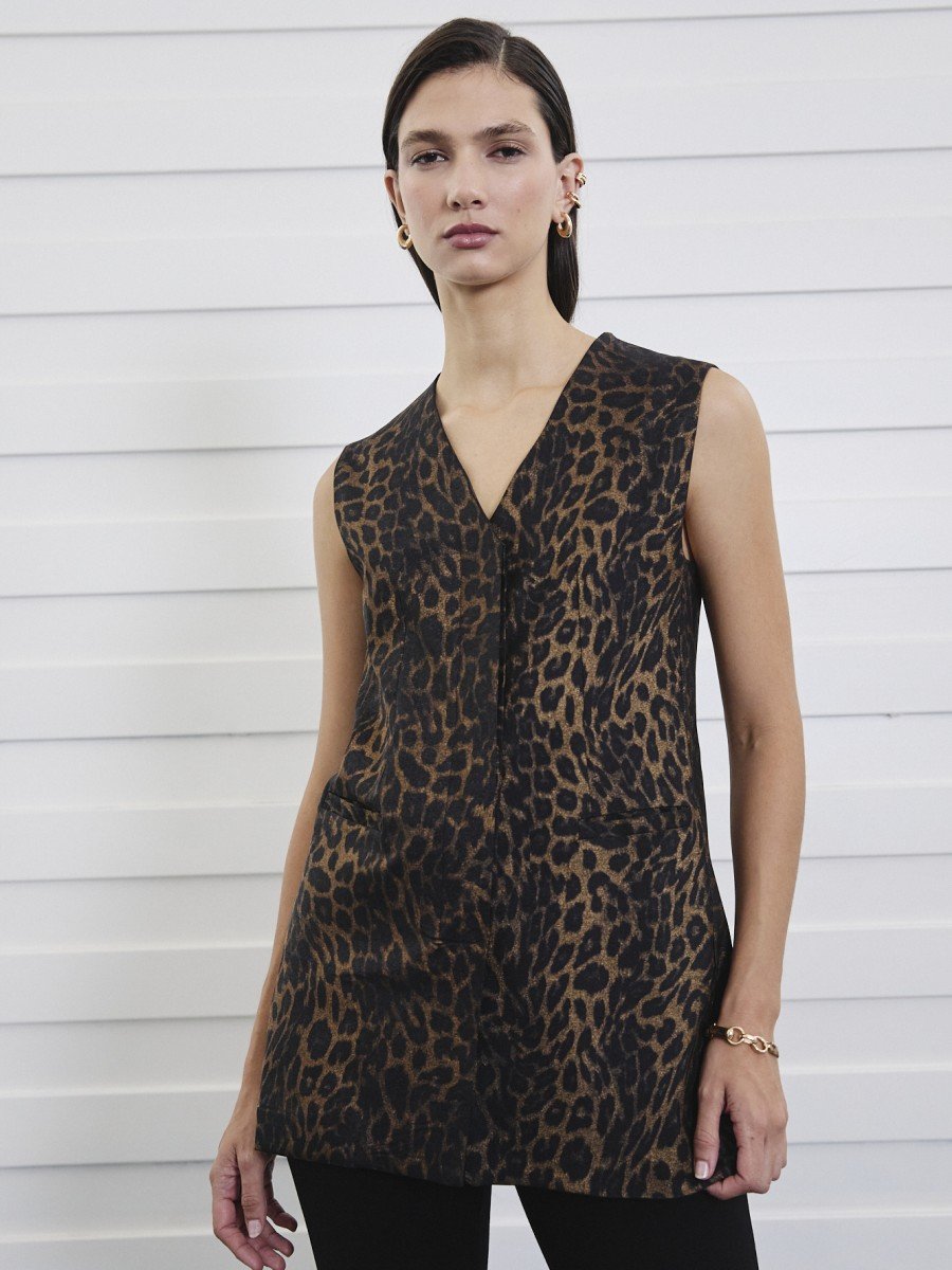 CHALECO ANIMAL PRINT