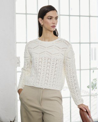 SWEATER TEJIDO CALADO