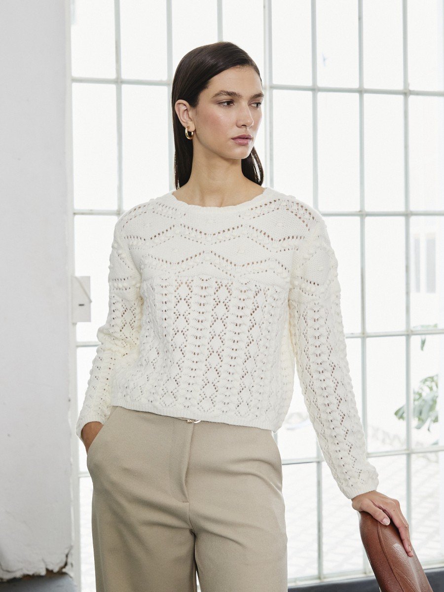 SWEATER TEJIDO CALADO