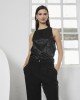 BLUSA SEDA FASETADA