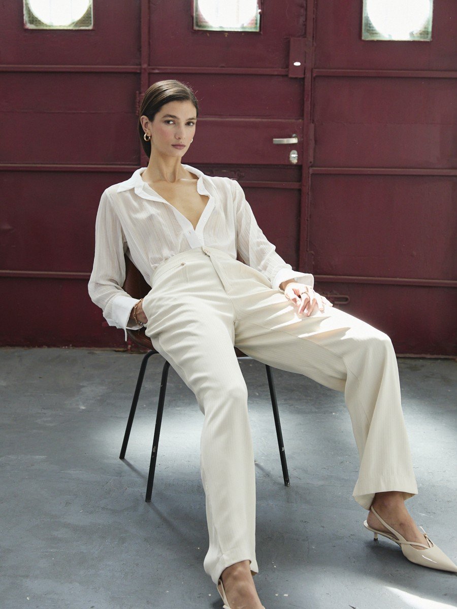 CAMISA GASA CON LUREX