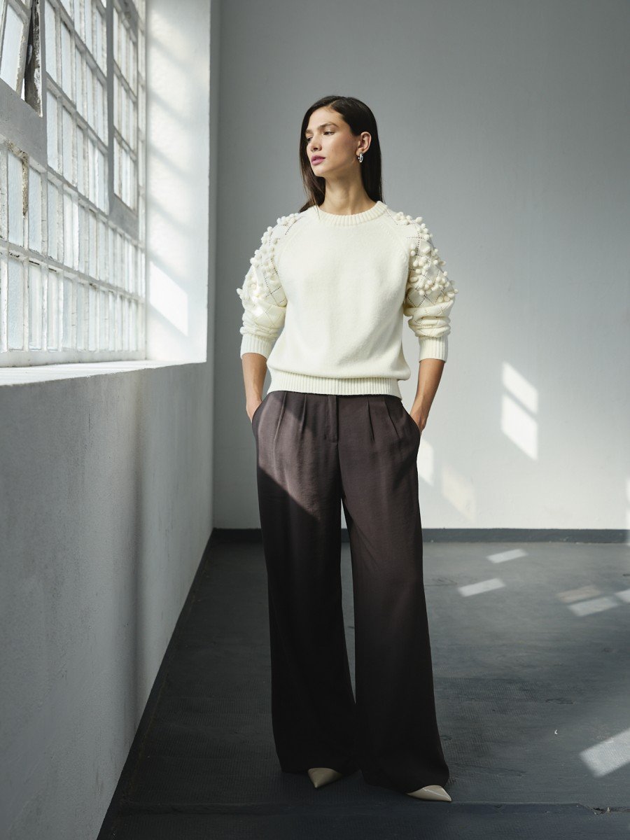 SWEATER TEJIDO PELOTITAS