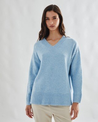 SWEATER ESCOTE EN V 