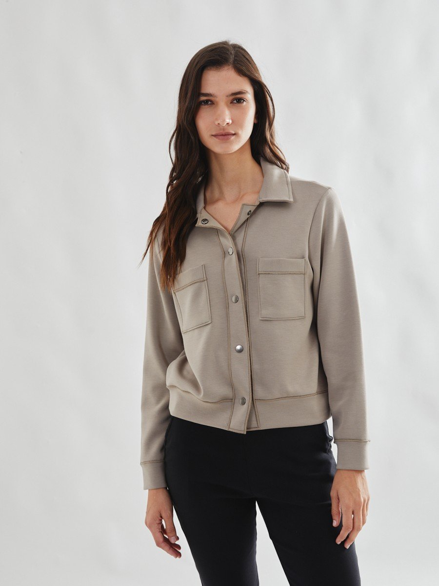 CAMPERA BURDEOS