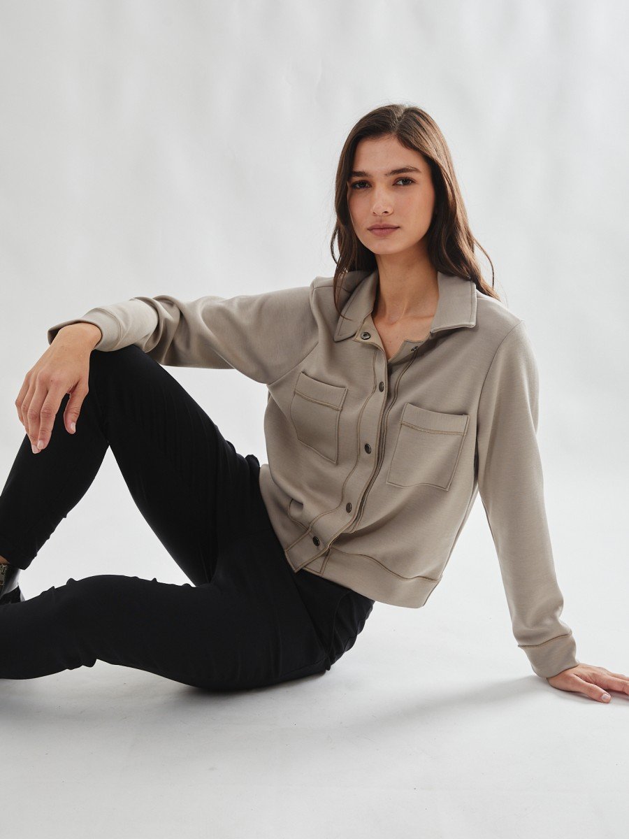 CAMPERA BURDEOS