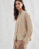 BLUSA MANGA LARGA CON LAZO