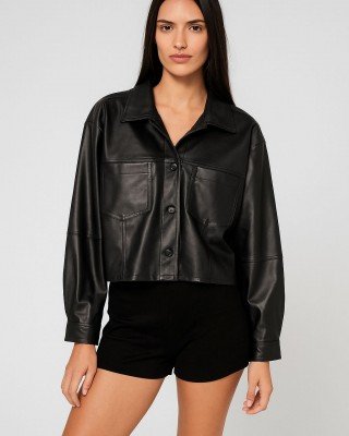 CAMISA DE CUERO VEGAN