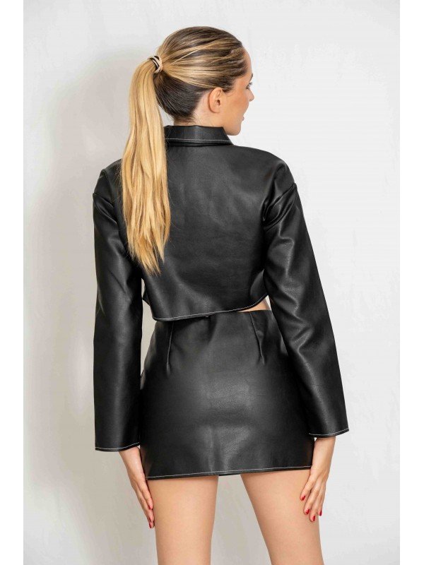 POLLERA CUERITO VEGANO