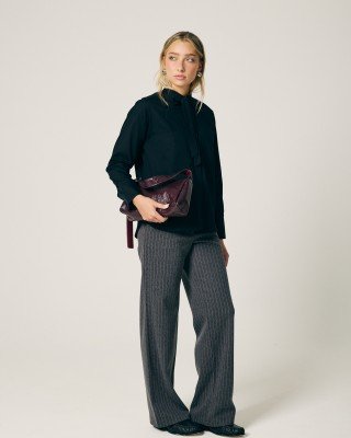 PANTALON RAYADO DOBLE CINTURA