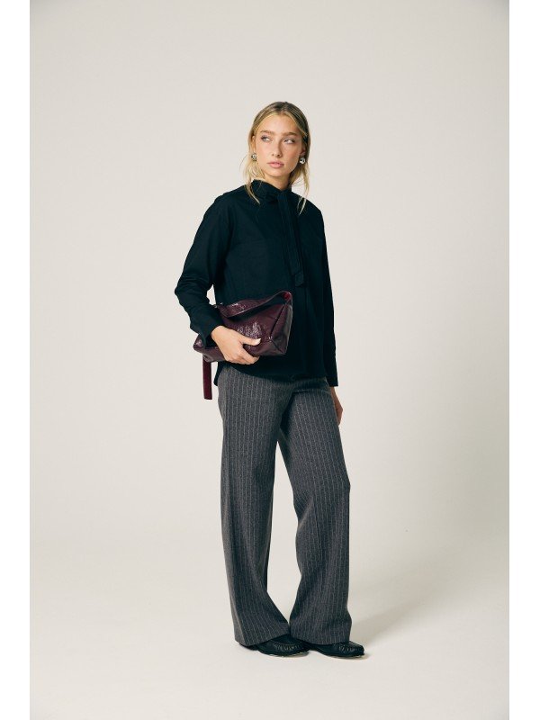 PANTALON RAYADO DOBLE CINTURA