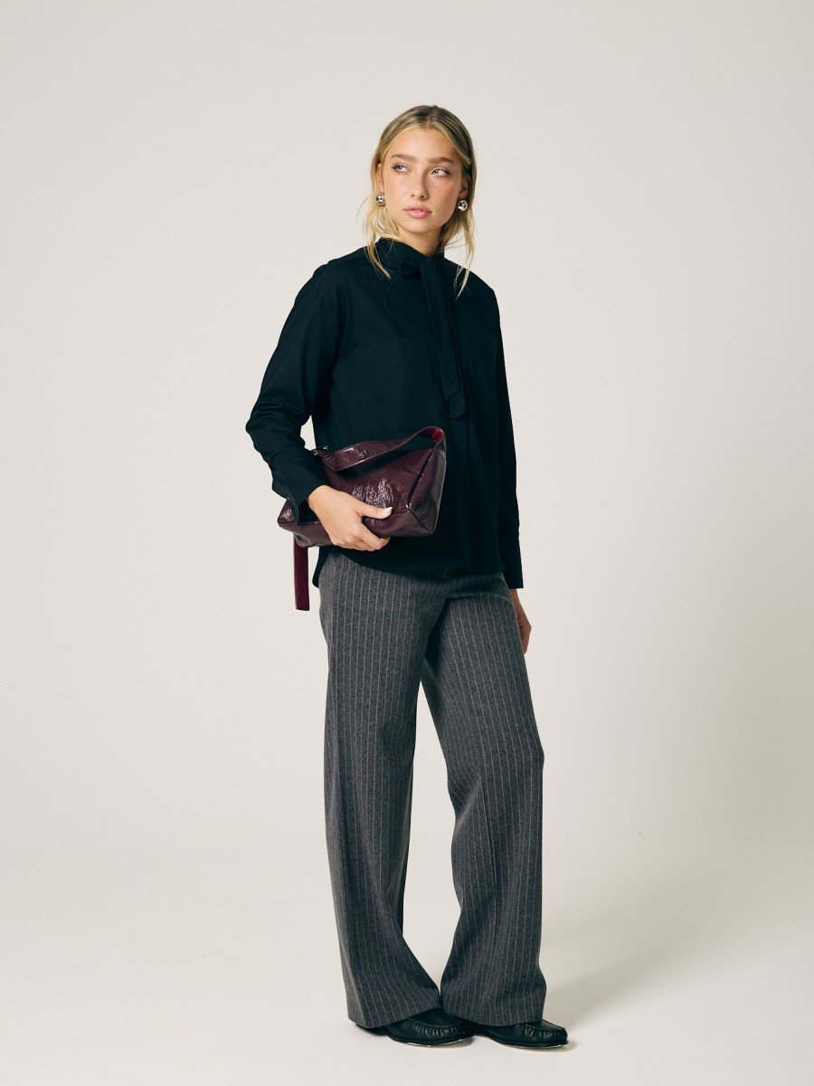 PANTALON RAYADO DOBLE CINTURA