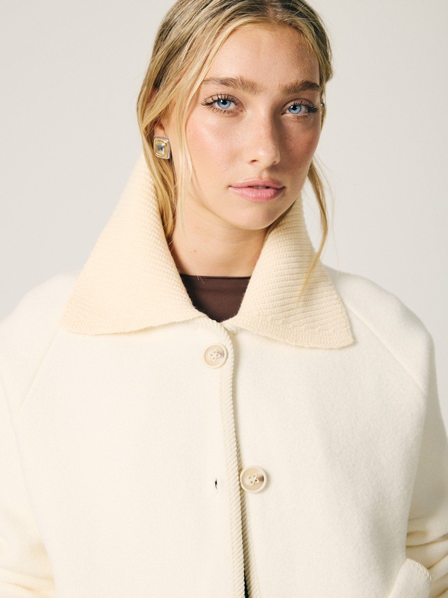 CAMPERA CUELLO TEJIDO