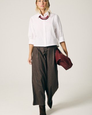 BLUSA MANGAS ABUCHONADAS