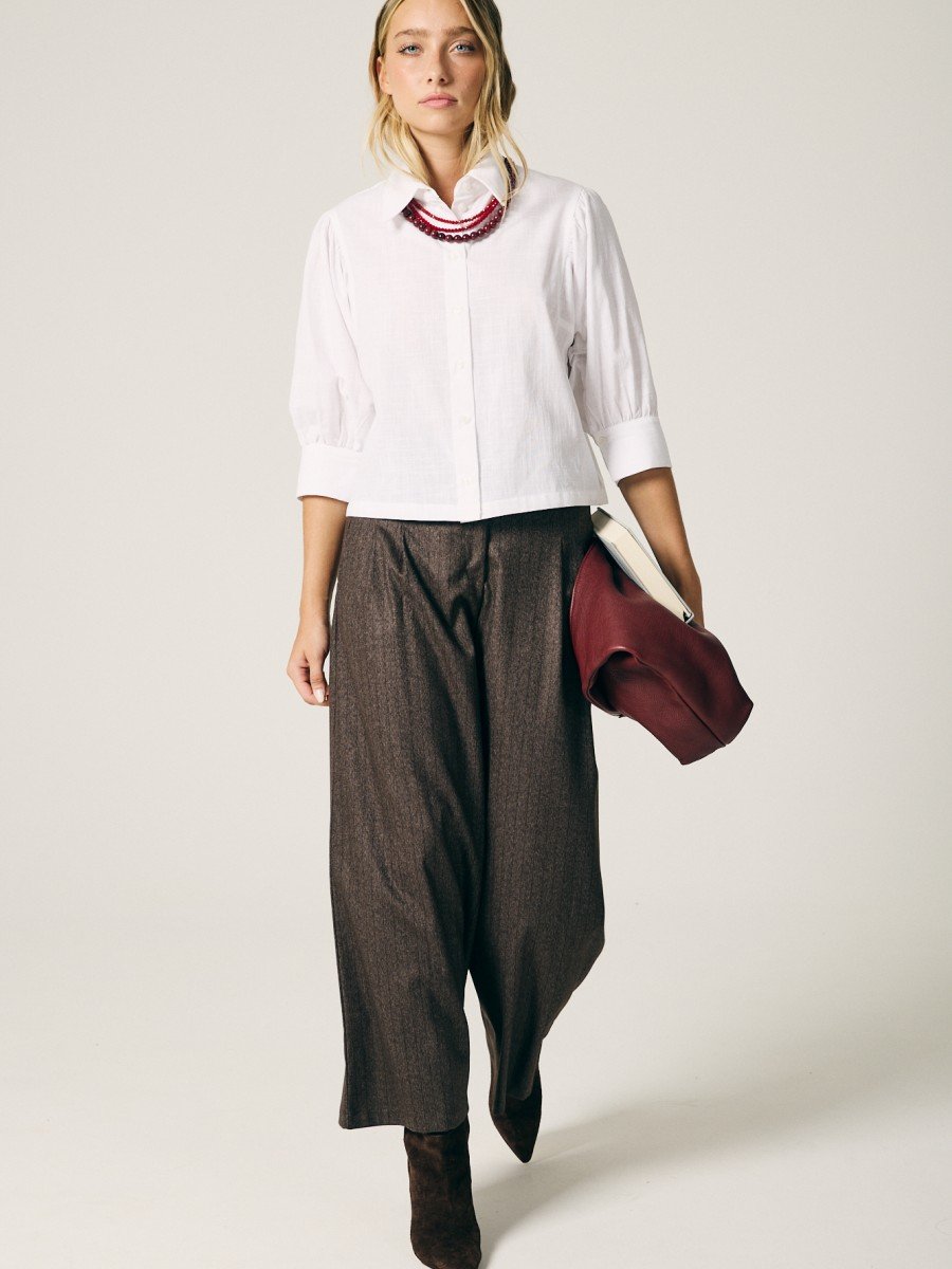 BLUSA MANGAS ABUCHONADAS