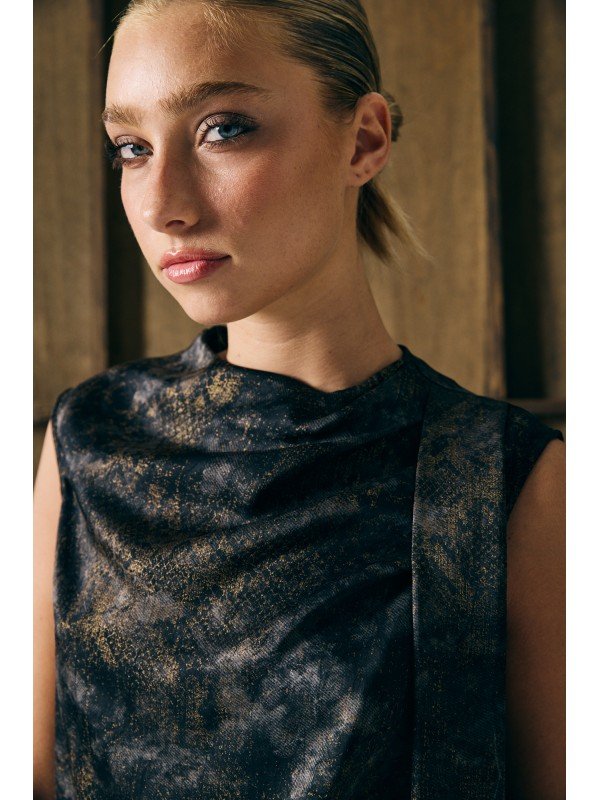 BLUSA SEDA ESTAMPADA