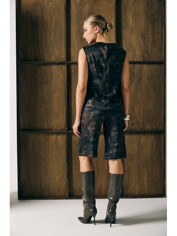 BERMUDA DE SEDA ESTAMPADA