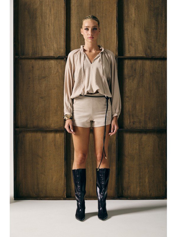 BLUSA MANGA ABUCHONADA