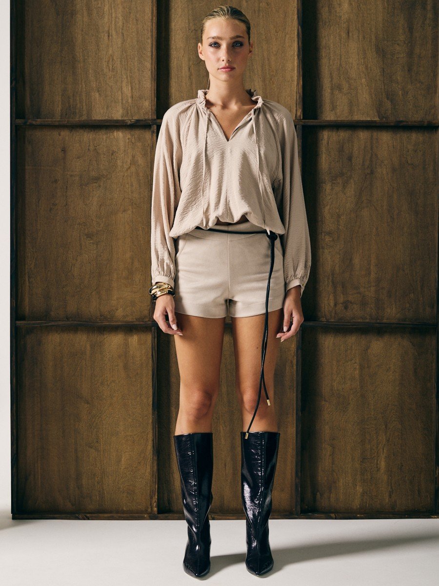 BLUSA MANGA ABUCHONADA