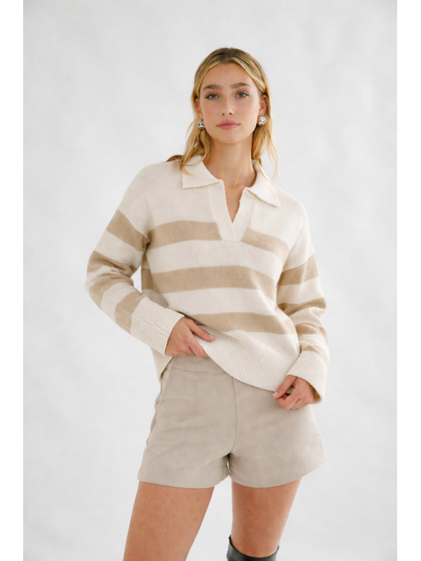 CHOMBA TEJIDA RAYADA