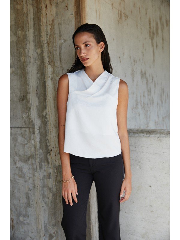 BLUSA ESCOTE CRUZADO