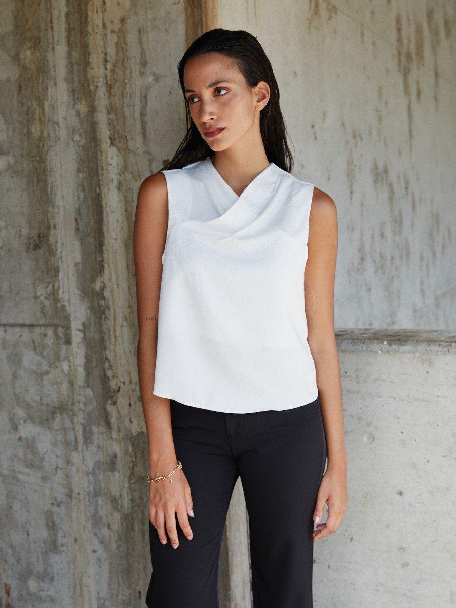 BLUSA ESCOTE CRUZADO