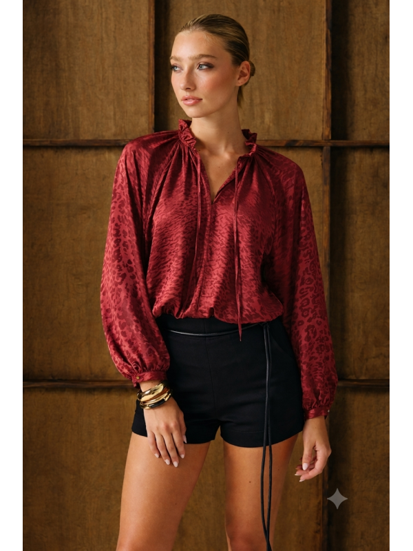 BLUSA SEDA LABRADA