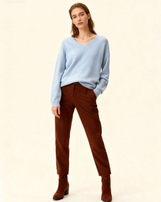 SWEATER TEJIDO ESCOTE EN V