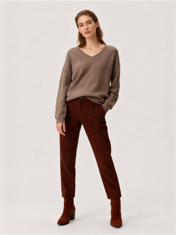 SWEATER TEJIDO ESCOTE EN V