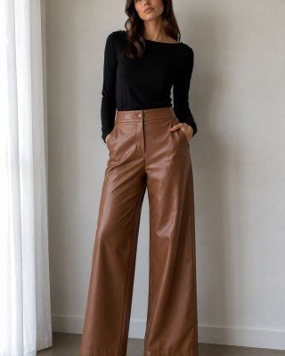 PANTALON SIMIL CUERO
