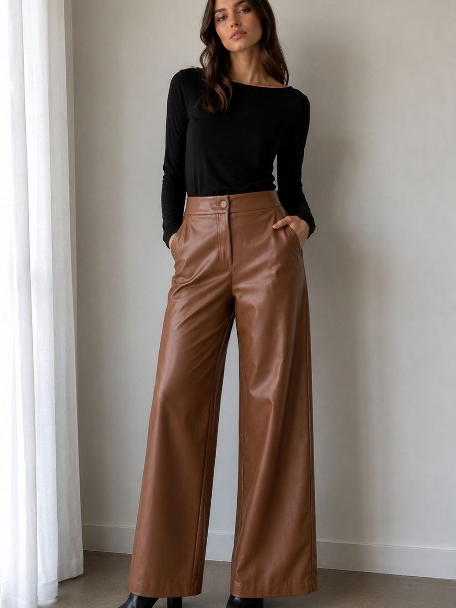 PANTALON SIMIL CUERO