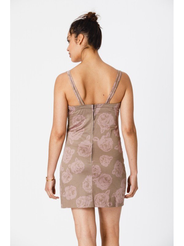 VESTIDO COTTON SATEN ESTAMPADO