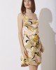 VESTIDO DE SEDA ESTAMPADA