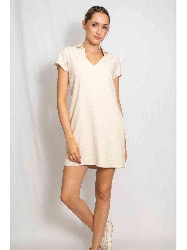 VESTIDO DE LINO