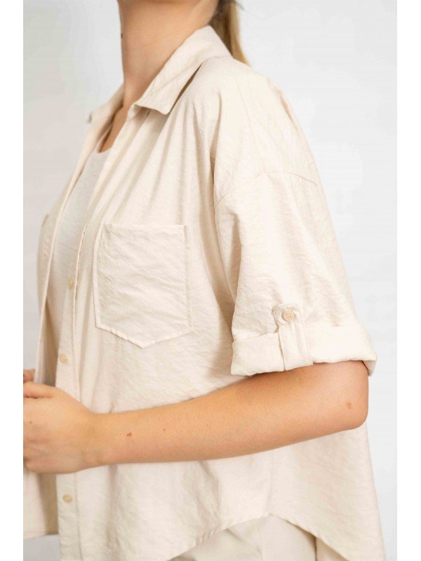 CAMISA CON CHARRETERA