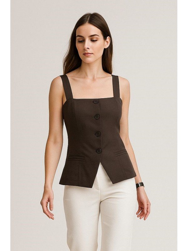 CHALECO ESCOTE CUADRADO