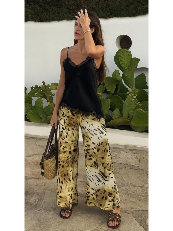 PANTALON ANCHO ESTAMPADO