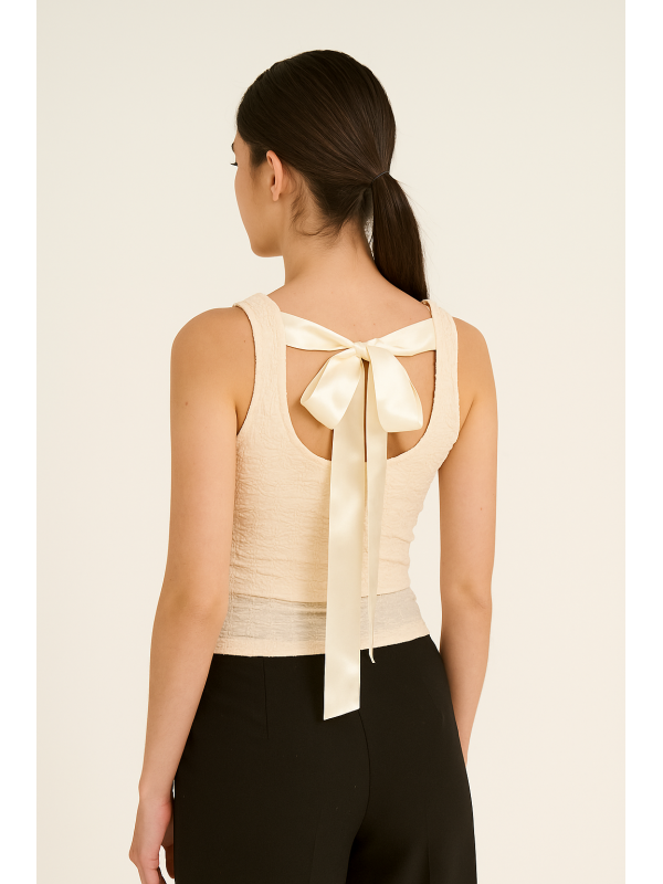 REMERA ENCAJE STRECH