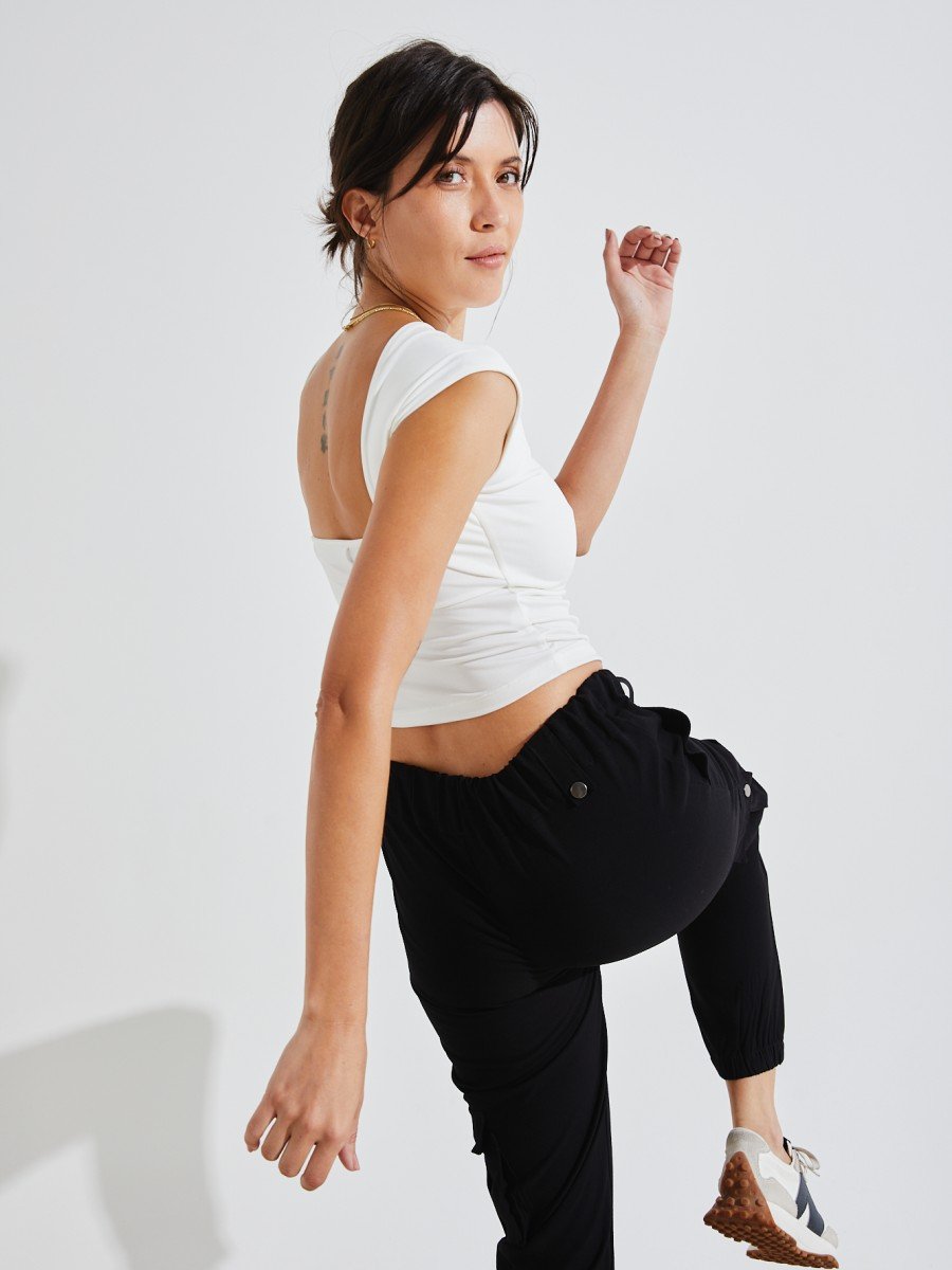 REMERA ESPALADA BAJA