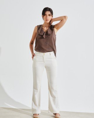 PANTALON DE LINO