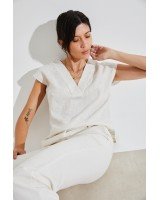 BLUSA LINO BORDADO