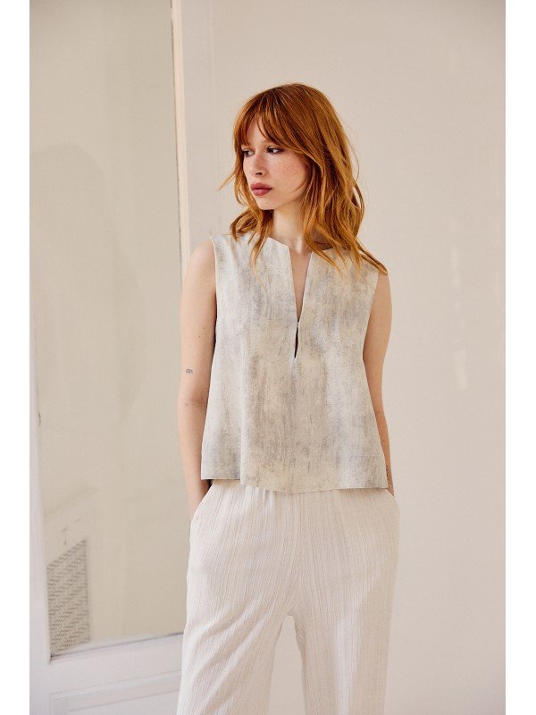 BLUSA BATIK CON GOTA