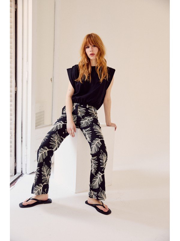 PANTALON BORDADO