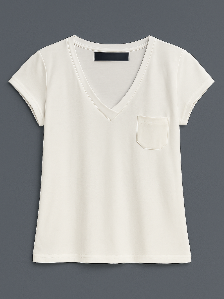 REMERA ESCOTE EN V