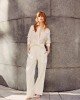 PANTALON GABARDINA CON BOLSILLOS